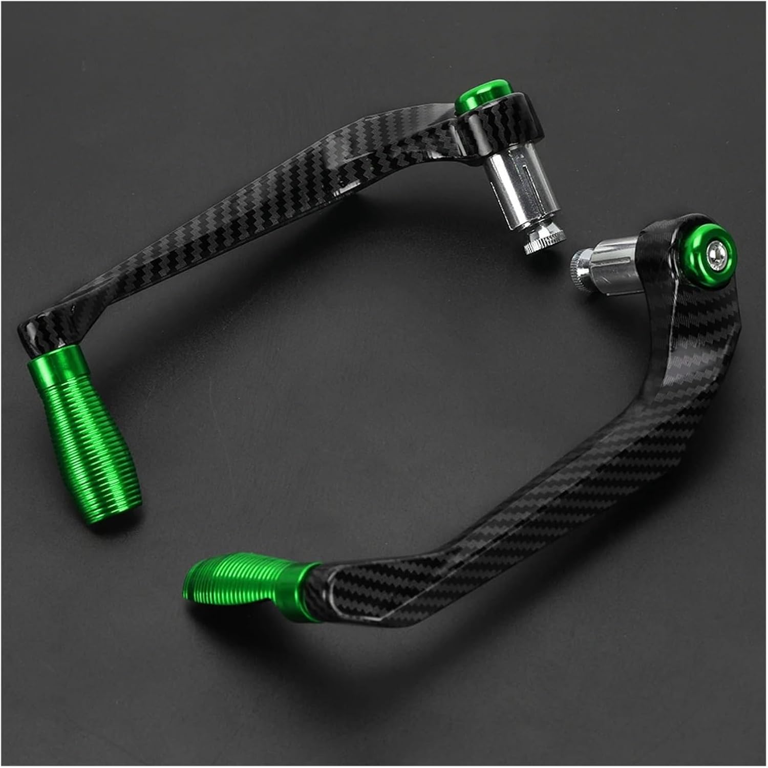 Motorcycle Accessories Handlebar Brake Clutch Lever Hand Guard Protector Compatible with Kawasaki Z500 Ninja 500 Ninja500 Z 500 SE 2024 2025(Gold with Logo)