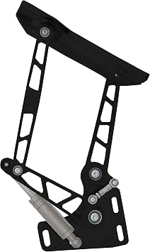 CVF Racing Stealth Black Billet Hood Hinges Compatible with Chevy C10 Trucks 1967-1972
