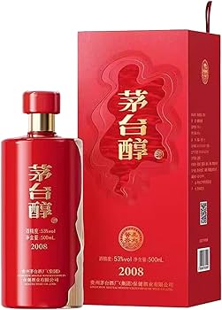 Amazon.co.jp: 中国白酒 茅台醇2008 まおたいじゅん2008 厳選された