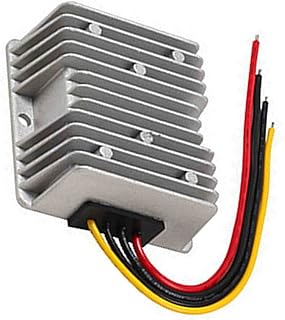 MGGi DC Booster Voltage Regulator, 12V Step Up to 48V 3A 145W Converter Boost, Power Supply Module Boost Transformer, Waterproof Adapter - for Colf Cart Club Car Truck Vehicle Boat Aluminum 12V-48V