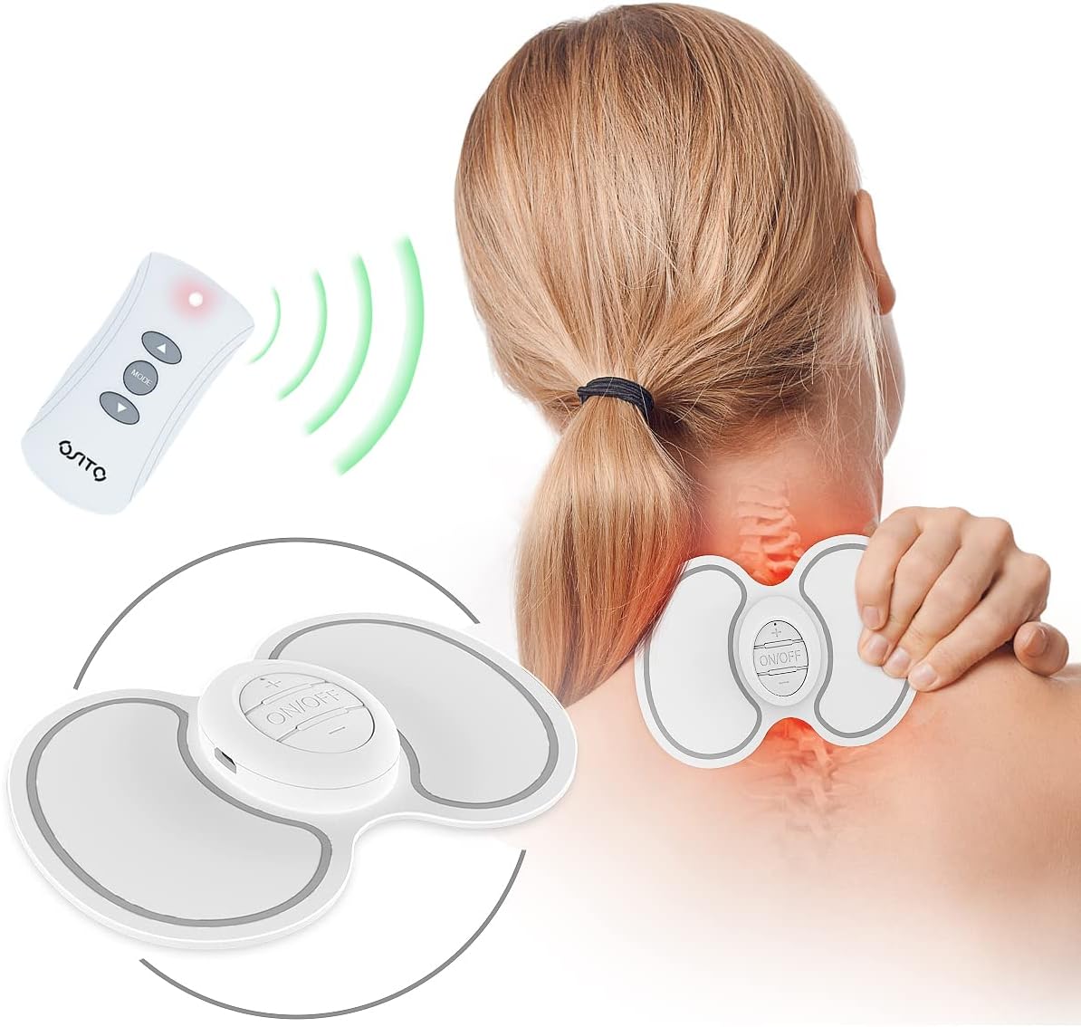 OSITO Wireless TENS Unit Muscle Stimulator EMS Massage