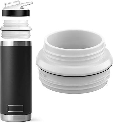 Jmoe USA Adaptador de botella para Yeti a Cirkul  Plástico sin BPA, silicona de grado alimenticio  Se adapta a botellas YETI Rambler de 12, 18, 26,
