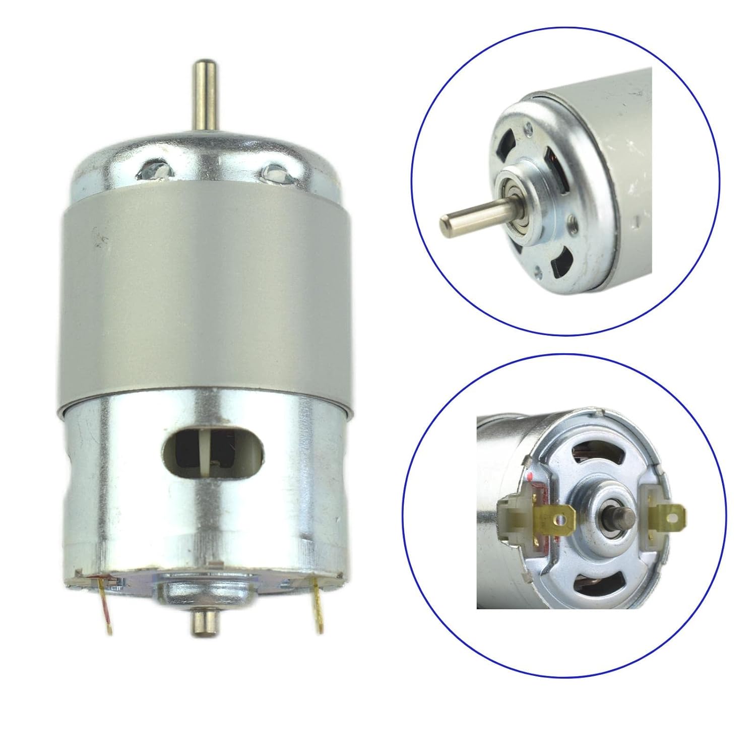 CONQUERALL 895 12V 3000RPM / 24V 6000RPM DC Motor High Torque High Power Motor with Bracket