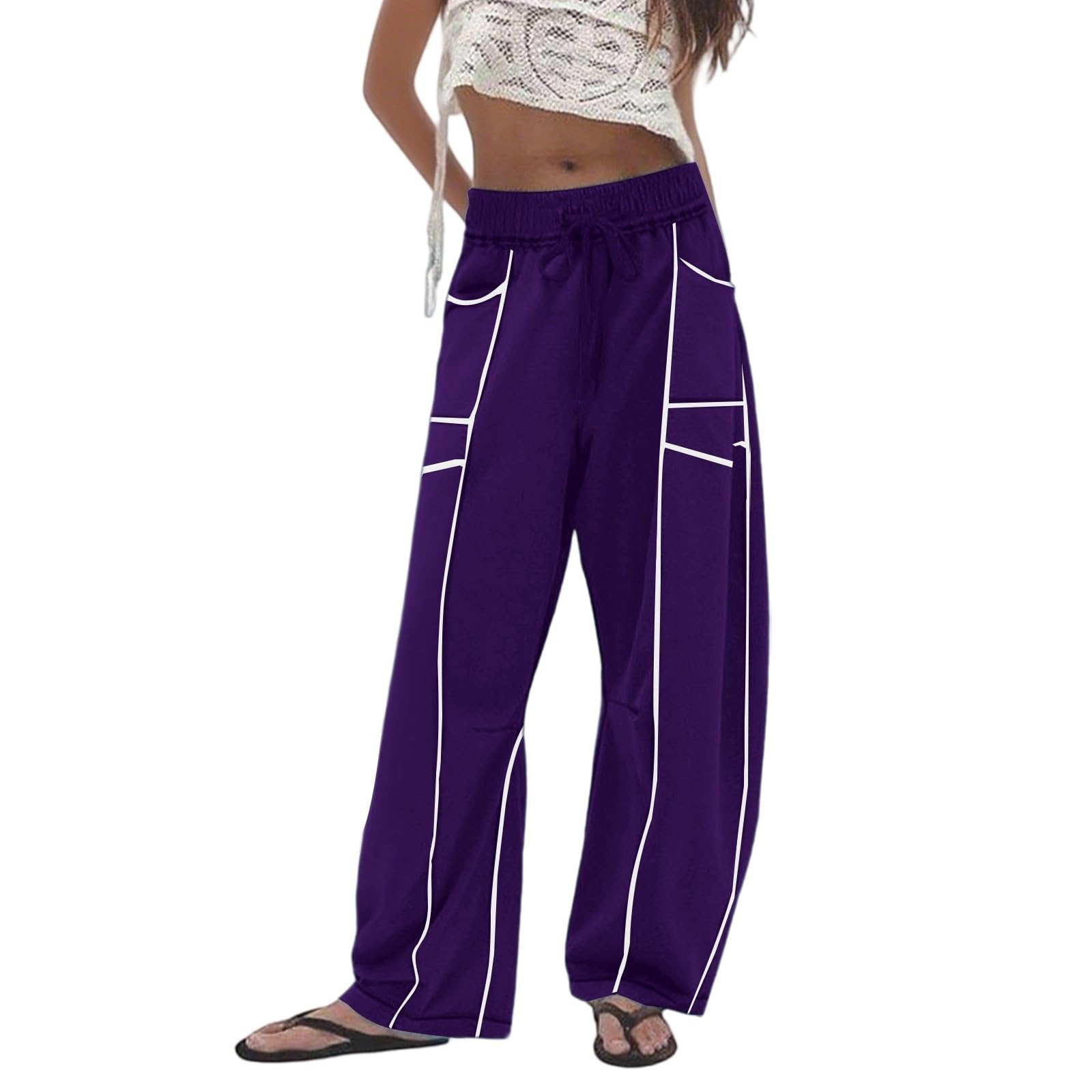 Pantalon ample avec cordon de serrage pour un maintien parfait - 5