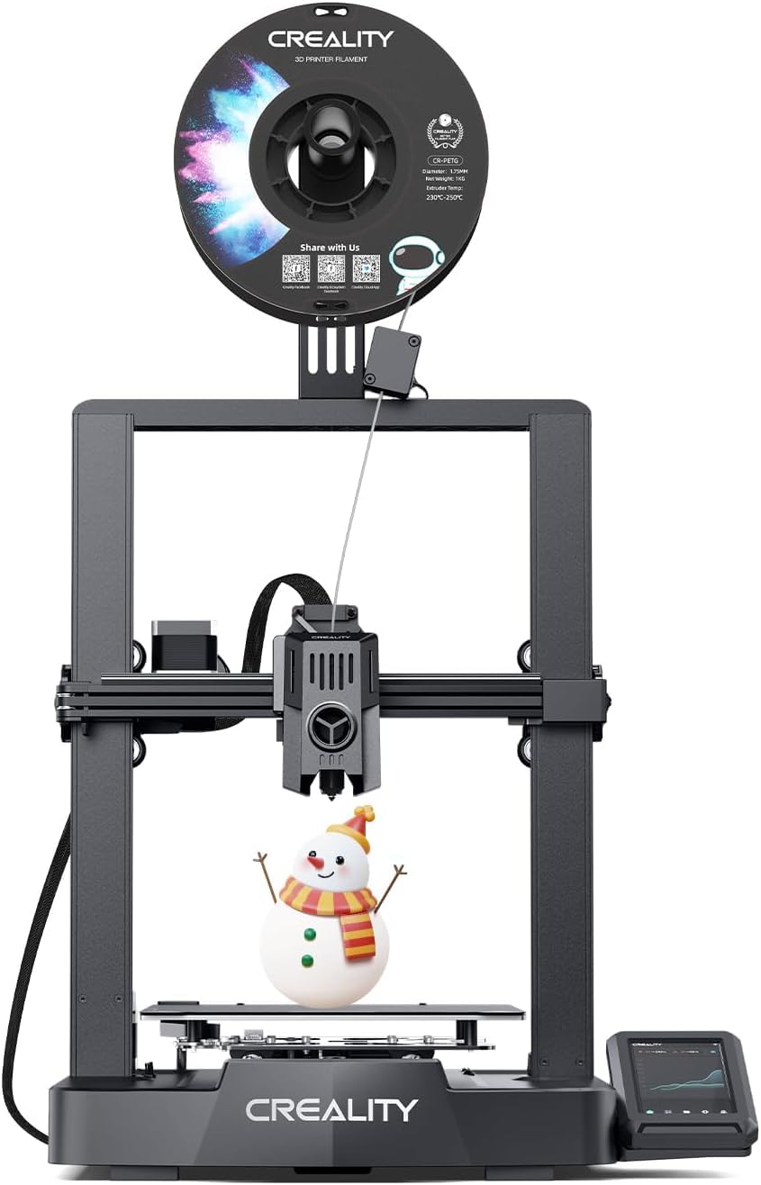 Impresora 3D Creality Ender 3 V3 KE, 500mm/s Impresión Alta Velocidad, Control de Monitor Inteligente, Calibración Automática, 300 ℃ 60 W Extremo Caliente, Riel Lineal Preciso Del eje X, 220x220x240mm