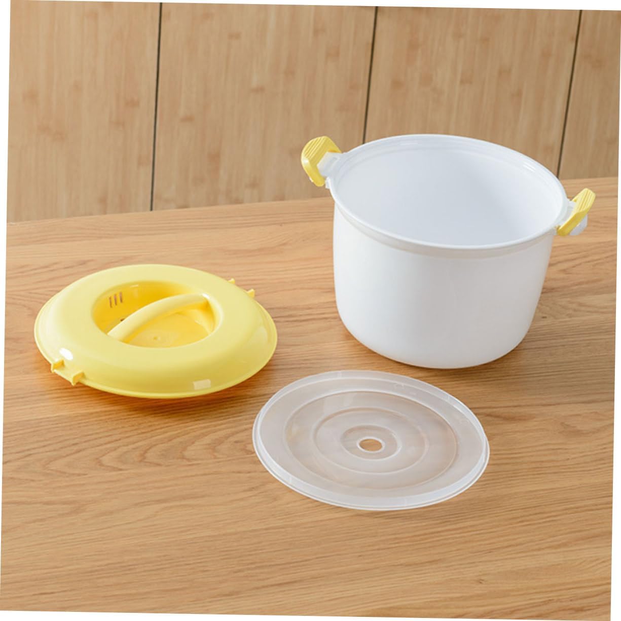 2pcs Microwave Rice Cooker Insulated Lunch Lunch Box for Work Rice Container to Go Food Containers Meal Prep Home Supply