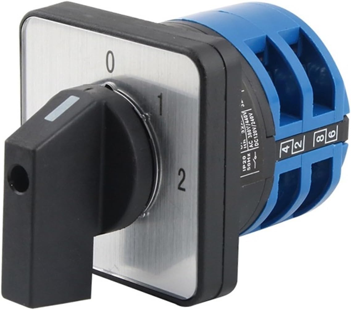 LW26-32/2 Conversion 0-2 Position 32A Universal 2-Pole Electric Battery car Dual Power Supply Rotary cam Switch