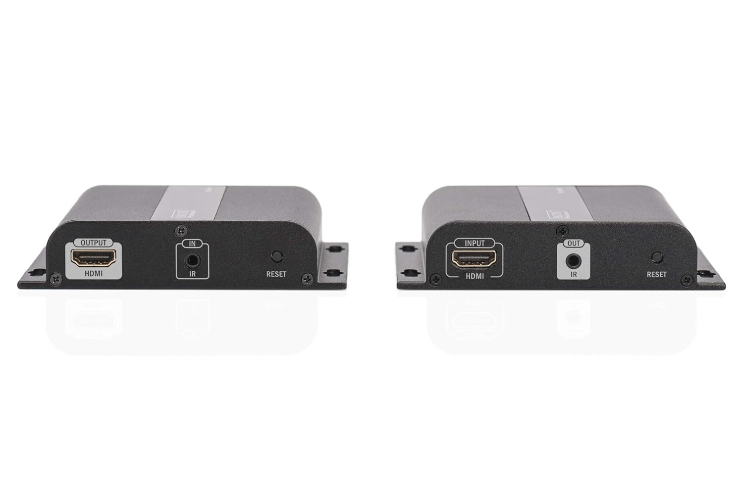 DIGITUS Professional 4K HDMI Extender, IP Ready and Direct Connection, Black