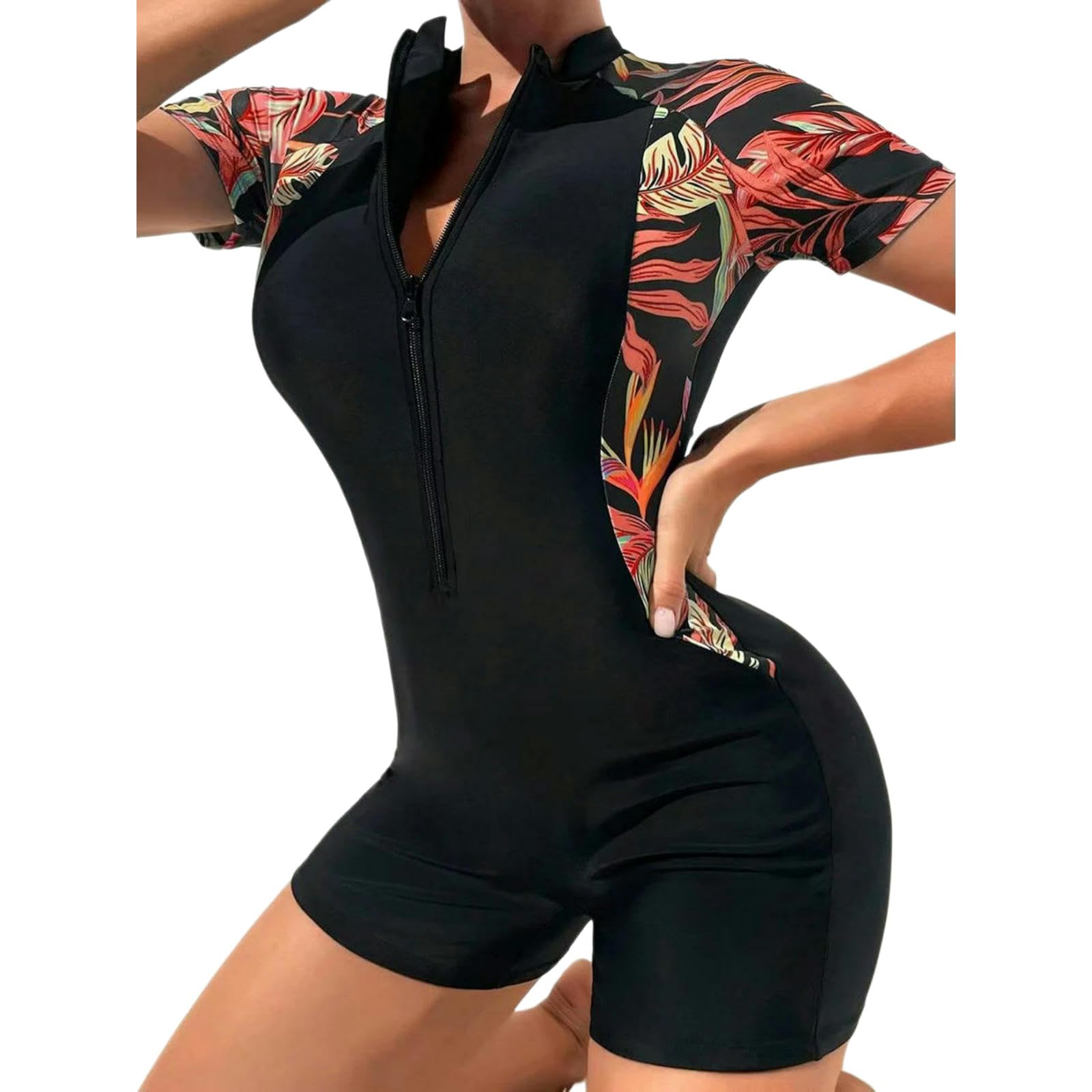 Rash guard de mujer para surf y deportes acuáticos en playa o piscina