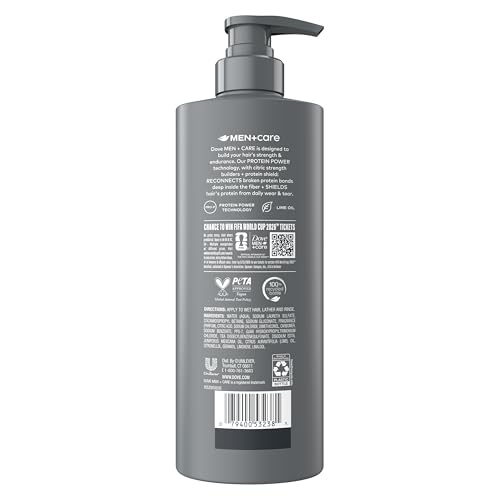 DOVE MEN + CARE Hair Care 1 count All Star Comfort to Seal Hydration & Strengthen Hair, with a Chance to Win FIFA WORLD CUP 2026 Tickets, 18 Fl oz