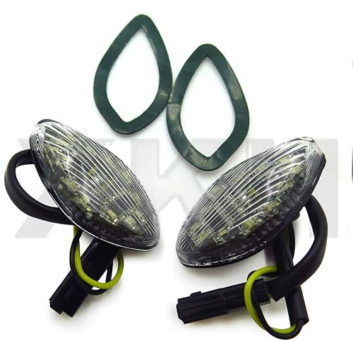 Miniatura 9 de SMT-Luz de señales de giro LED de montaje empotrado transparente compatible con Cbr 600 F4I 2001 2002-2007 B00RUE15DU