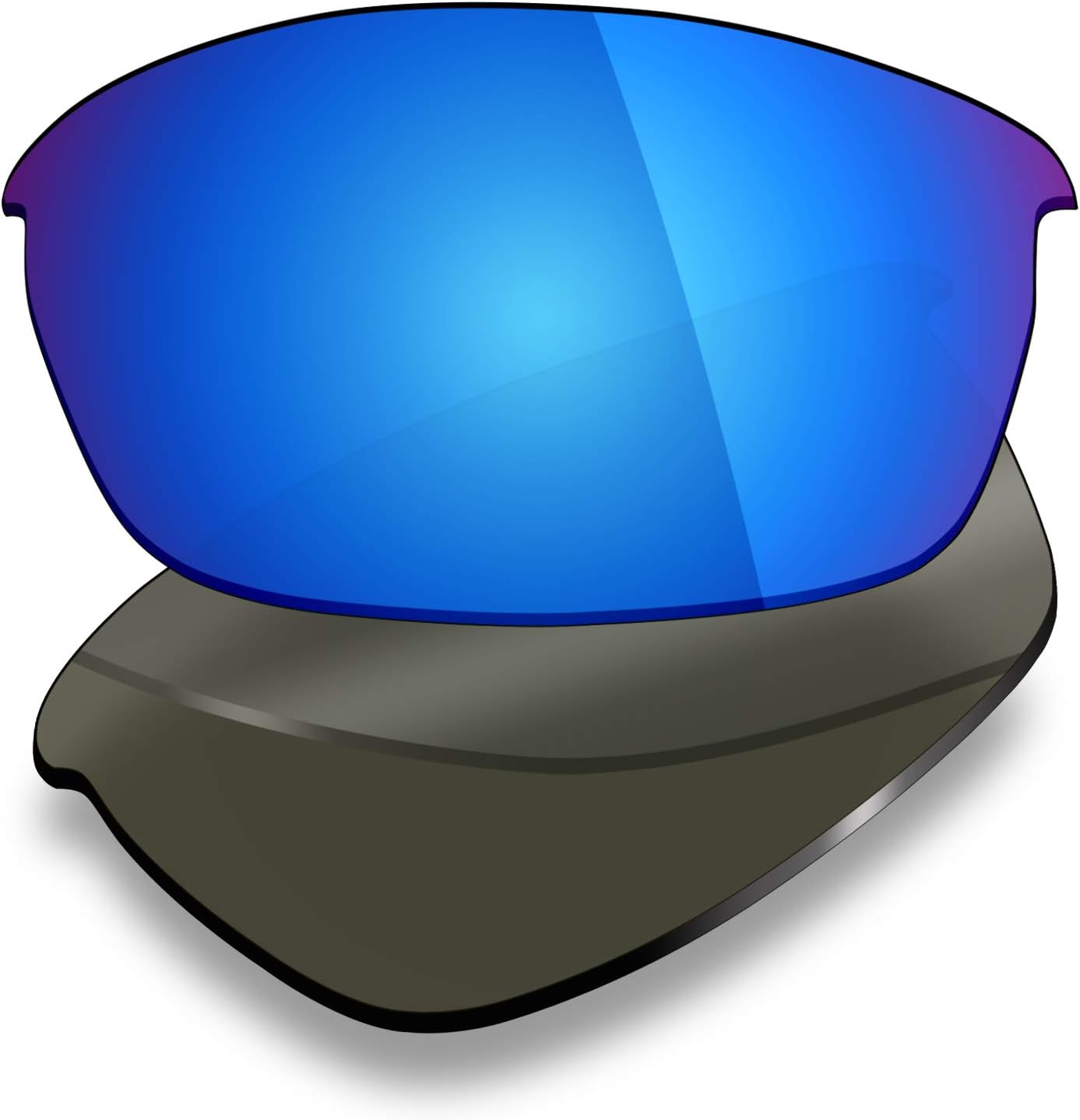 Mryok 2 Pair Polarized Replacement Lenses for Oakley Flak Jacket Sunglass - Options