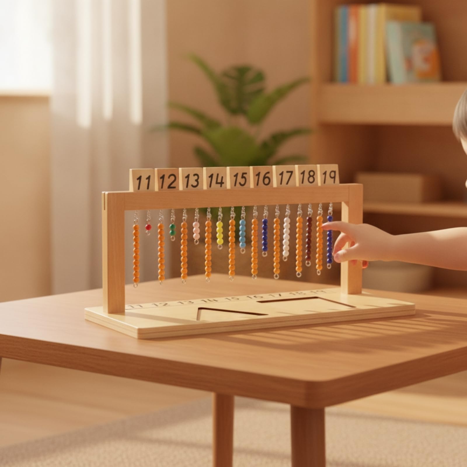 Tavola di Seguire Educativo Tavoletta Montessoriana Educativa Pannello Attività per Bambini, Educatori, Asilo, Scuola, Casa