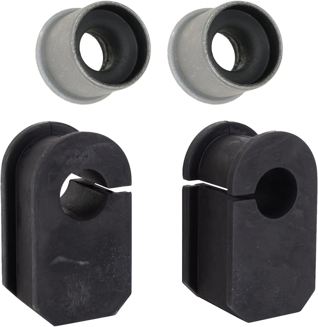 TRQ Front Suspension Kit Sway Bar Bushing Sway Bar Bushing Set Compatible with 92-06 Ford