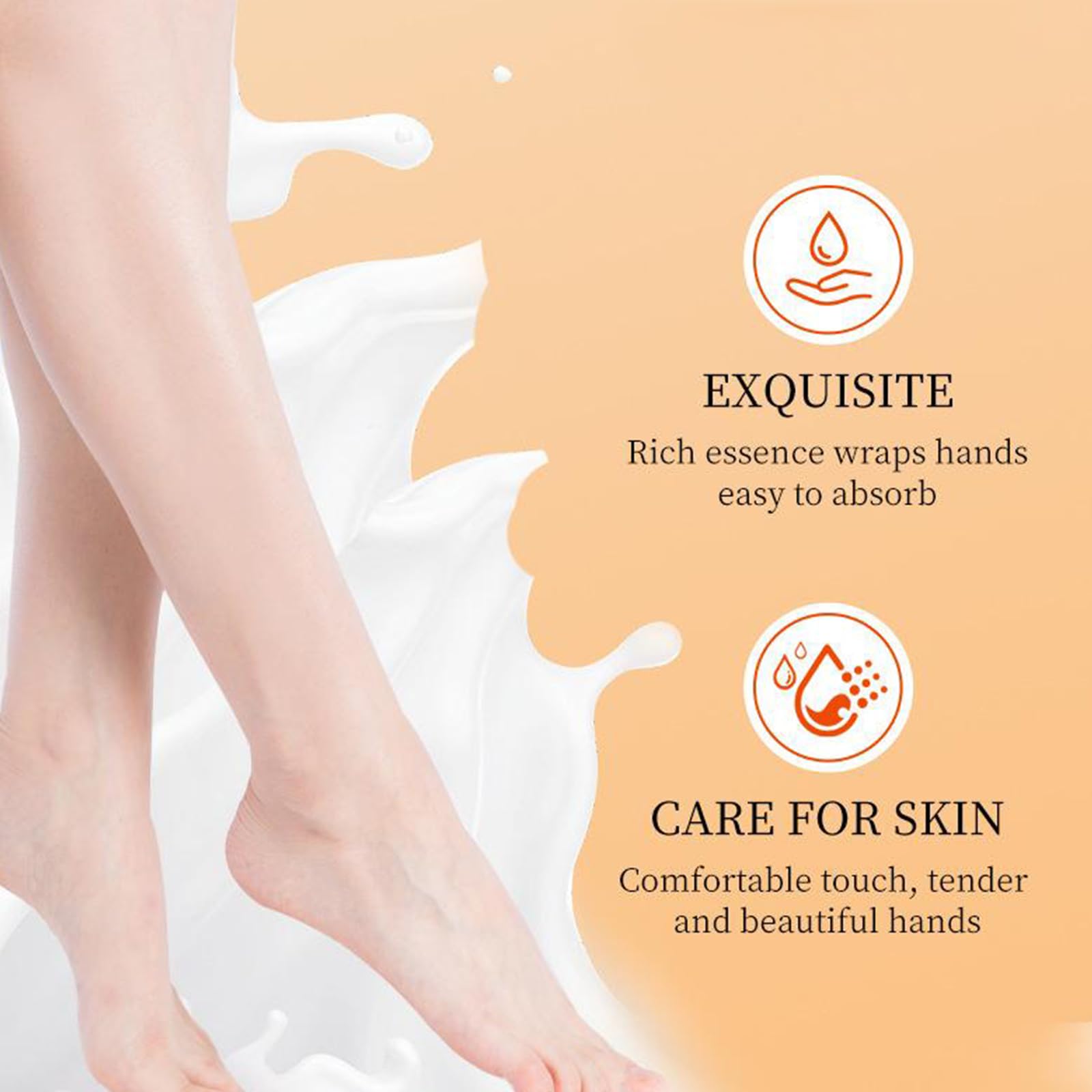 Masque Pour Les Pieds Avec Vic 5 Paires, Masques Pour Les Pieds, Chaussettes Hydratantes Non Grasses, Contient Vic, Hydrate Et Hydrate Les Pieds, Hydratant Pour Les Pieds Pour Peaux Très Sèches