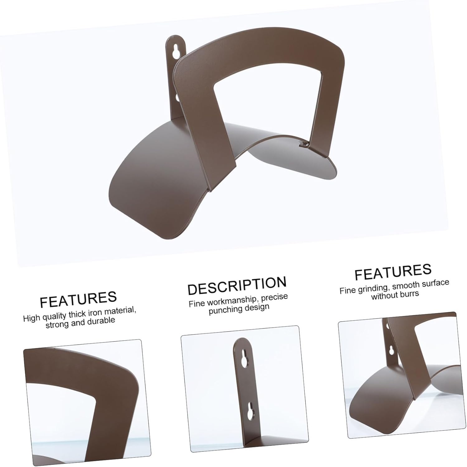 Outdoor Hose Storage Rack Full Metal Garden Hose Holder Wall Mount Hook for Car Washing