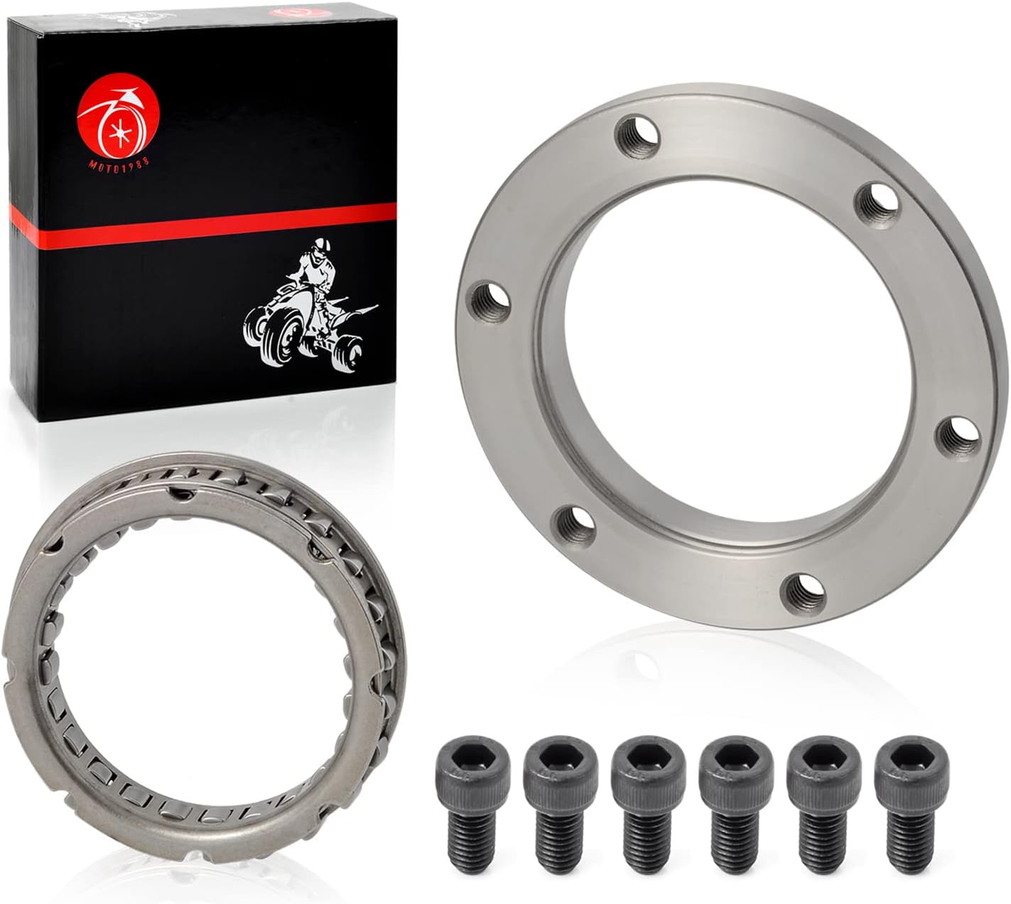 Starter Clutch One Way Bearing For YAMAHA Raptor Warrior Wolverine Moto 4 350 450 Big Bear 350 400 Bruin 350 Grizzly 350 400 450 550 660 700 Kodiak 400 450 Rhino YXR 450 660 700 Viking 700 YXM700