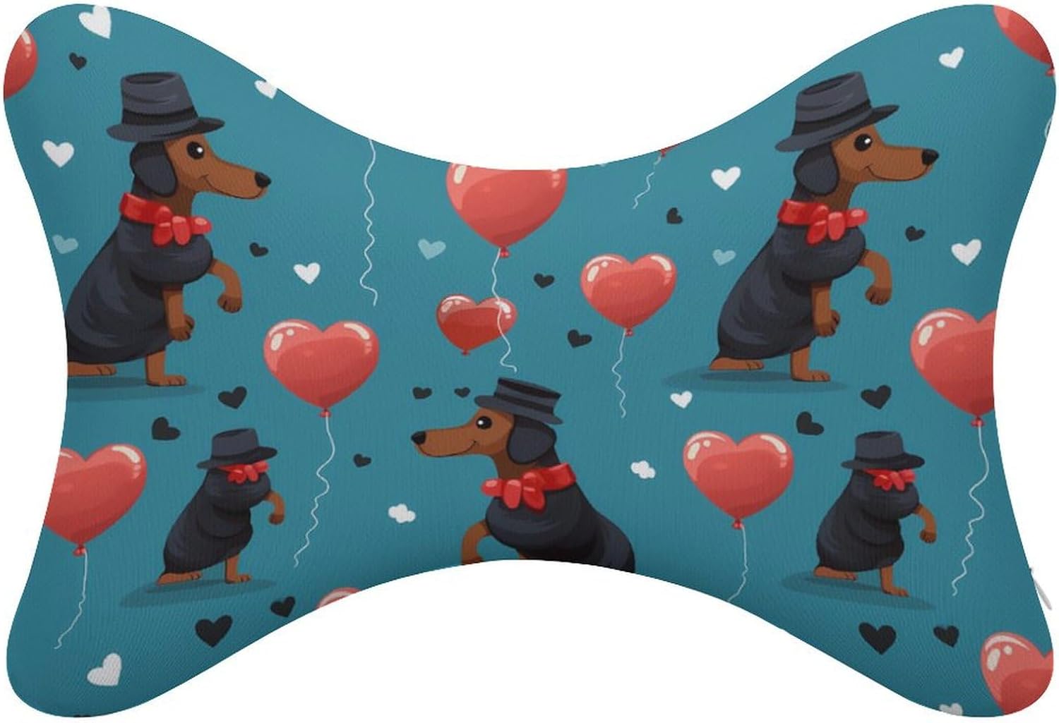 Dachshunds Dog 2 Pack Car Neck Pillow Car Headrest Soft Car Pillow for Most Cars