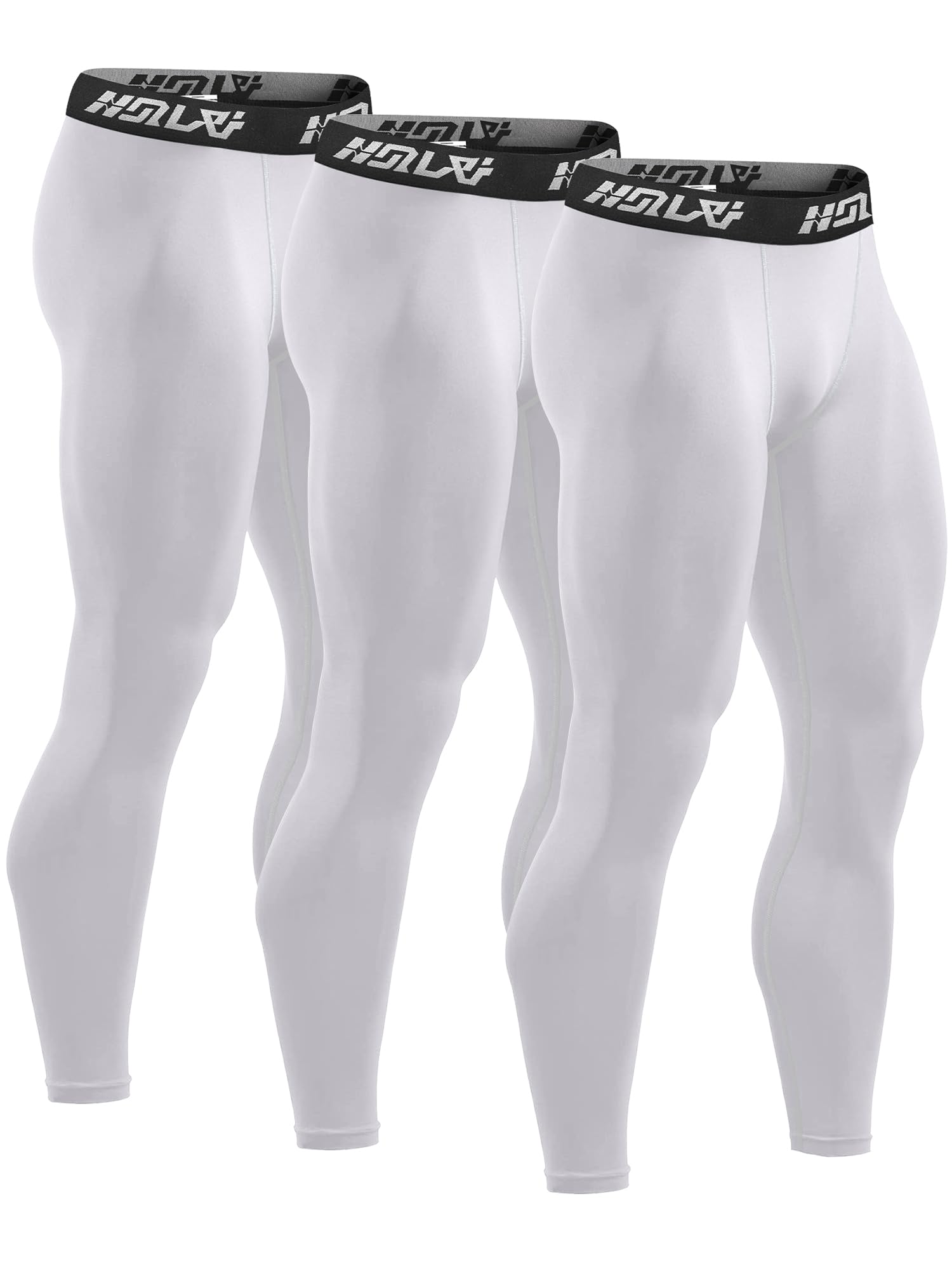 Men's 2 or 3 Pack Compression Trousers Base Layer Sports Leggings Running Trousers for Men Fitness Tights-image-9