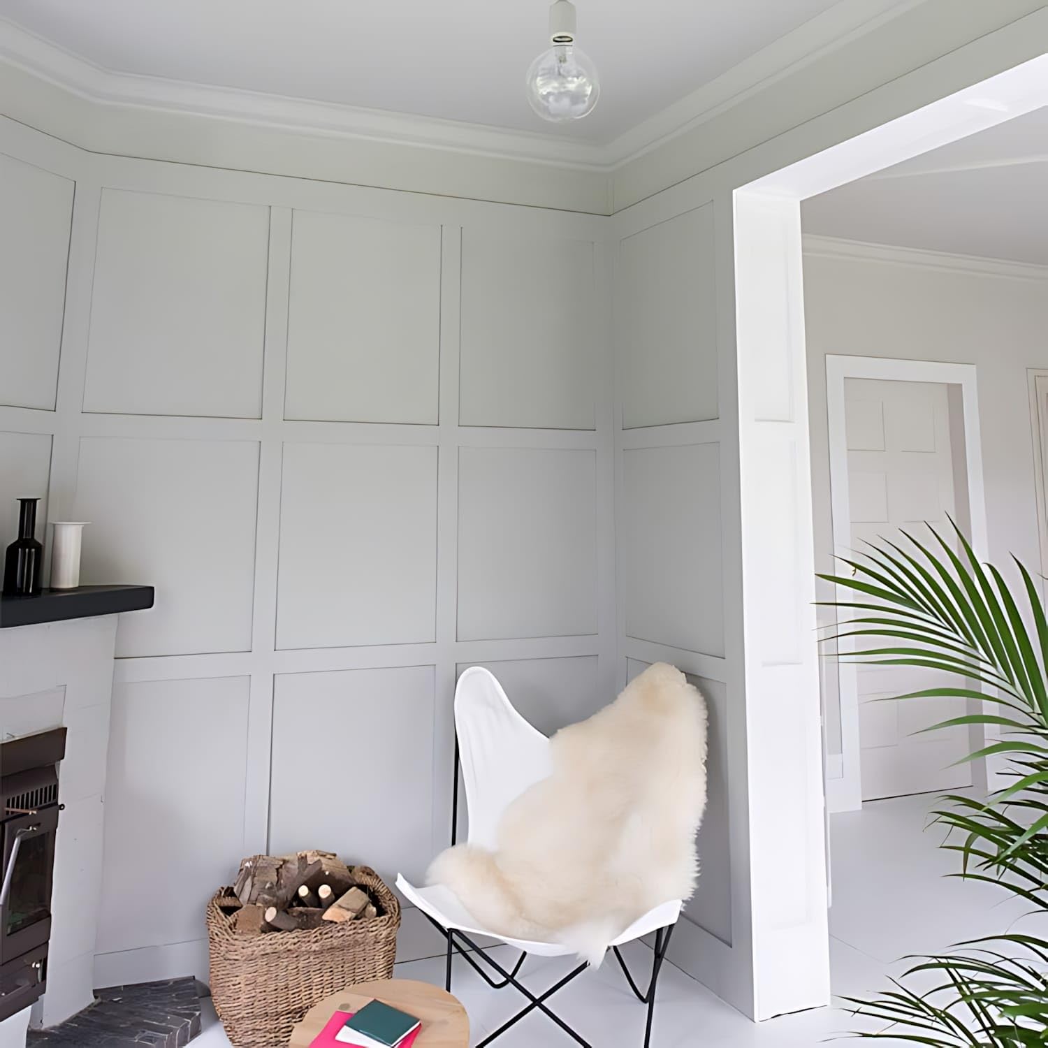 Orac Moulure flexible SX163F SQUARE Polyuréthane lisse angulaire avec passage de câble prétraité