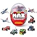 MAX Build More Egg Capsule x4 by ZURU Building Block Set with Surprise Themes for Boys, Girls, and Kids, Great Basket Stuffers, Amazon Exclusive
