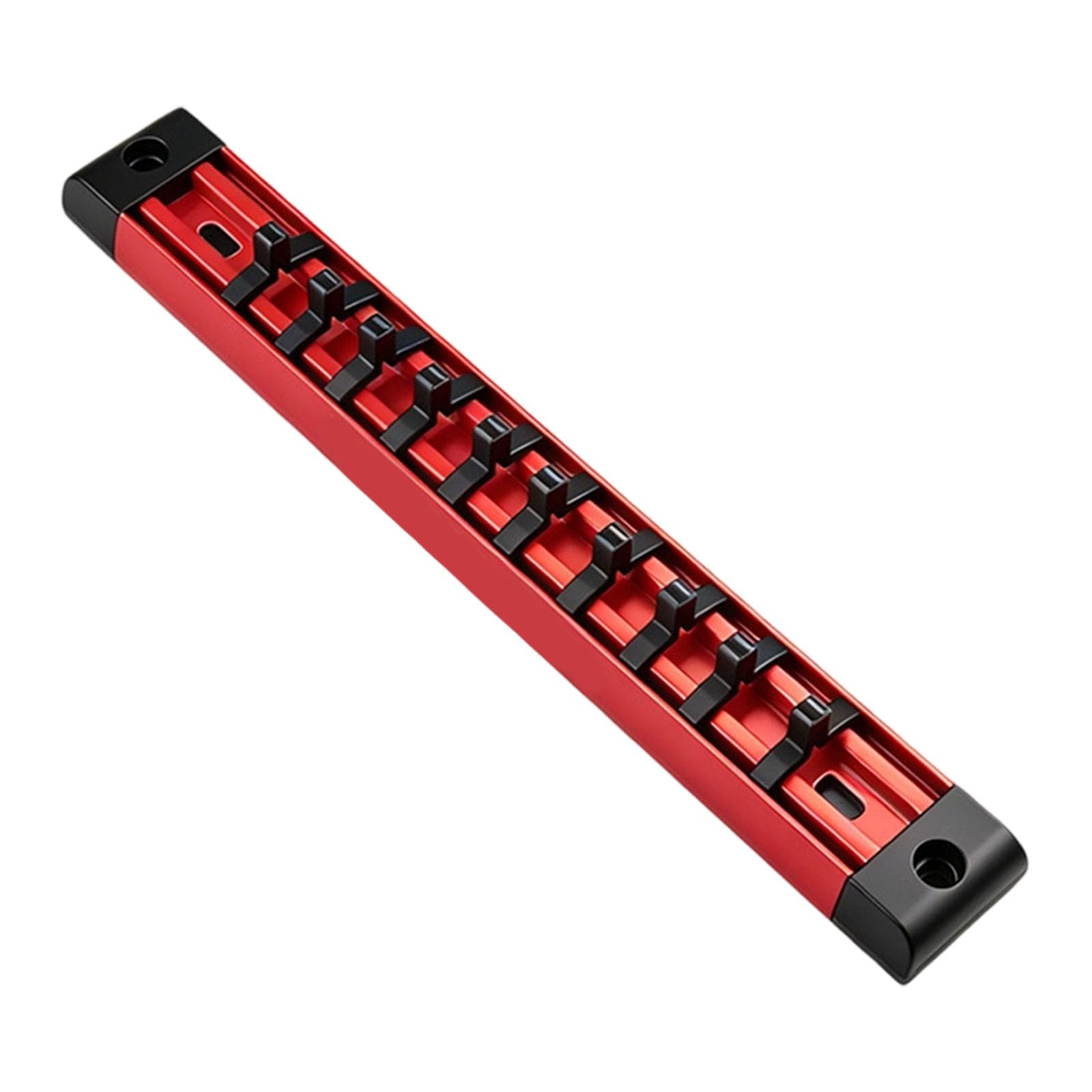 Socket Clip Rails Holder Socket Organizer Rails for 1/4 3/8 1/2 Inch Sockets Strong Base Holds Tool Firmly Organizer