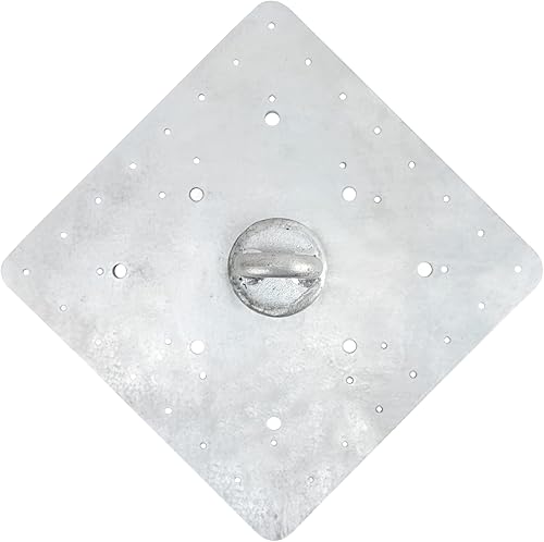 Miniatura 8 de Frontline Fall Protection Anclaje de techo comercial RO12 de 12 pulgadas  Punto de anclaje para techos de acero galvanizado cumple con OSHA y ANSI