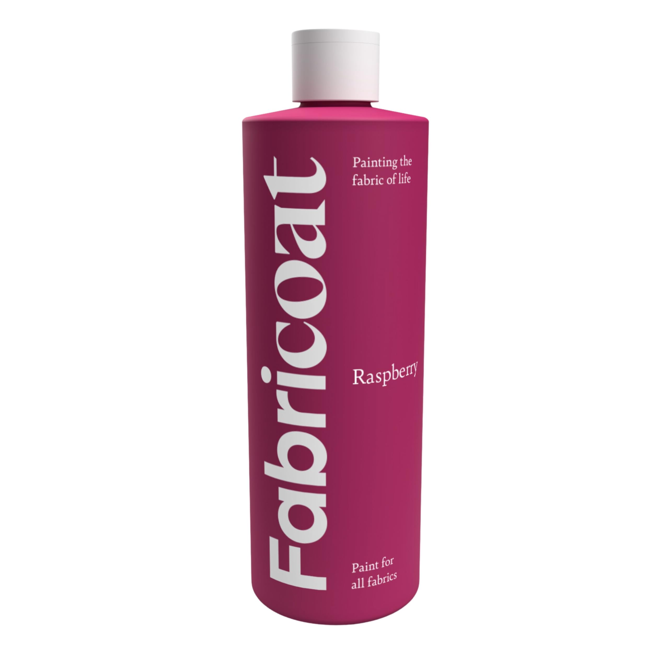 FabricoatFabric Paint – Restore or Change the Colour of Any Fabric - Paint Directly Onto Fabric - Transform Anything – Sofas, Lampshades, Car Interiors (500ml, Raspberry)