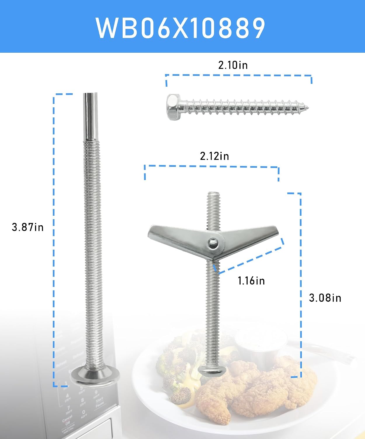 WB06X10889 Microwave Hanging Mounting Kit