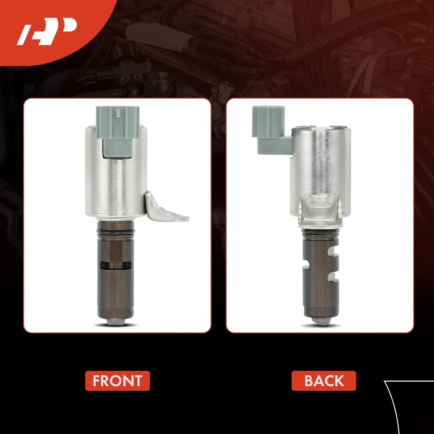 A-Premium Intake Engine Variable Valve Timing (VVT) Solenoid Compatible with Ford Escape 2013-2019, Fusion 2013-2020, Transit Connect 2014-2016, Fiesta 2011-2019, 1.5L 1.6L, Replace# CN1Z6M280A