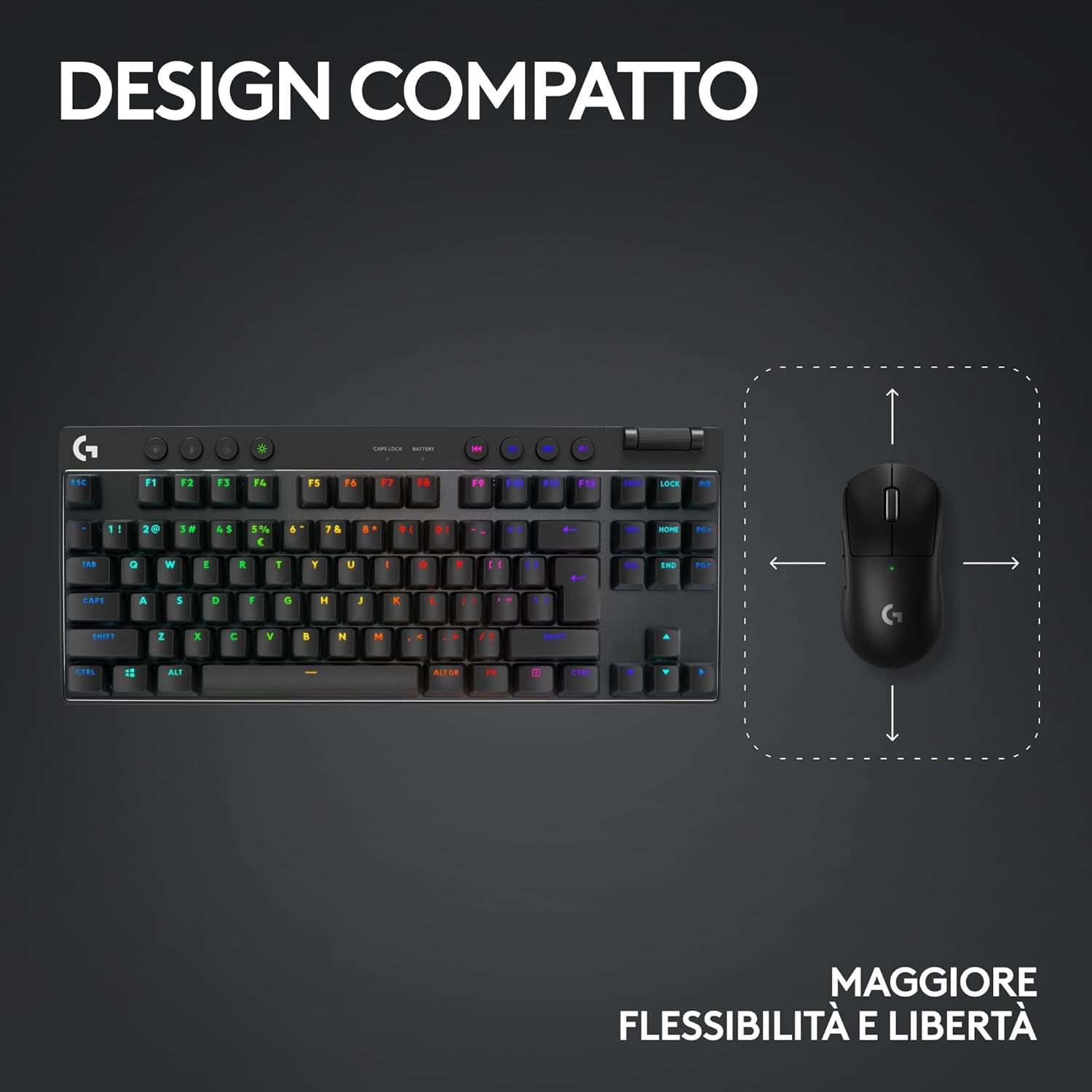 PRO X TKL LIGHTSPEED tastiera gaming wireless - Tastiera gaming - Immagine 7