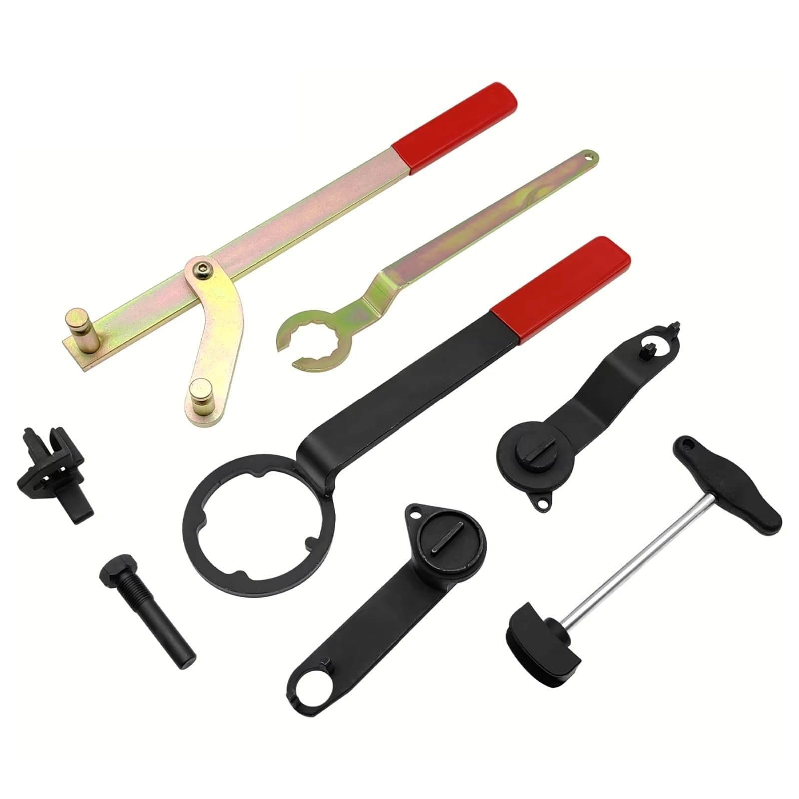 Herramientas Bloqueo Sincronización Para VW Para T-Roc Para Tiguan Mk2 | Juego de herramientas de sincronización del árbol de levas del motor OEM: T10340, T10494, T10499, T10487, T10476, T10477