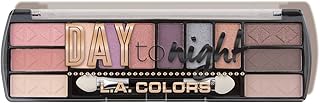 L.A. COLORS Day To Night 12 Color Eyeshadow Palette, Dawn, 0.28 Oz