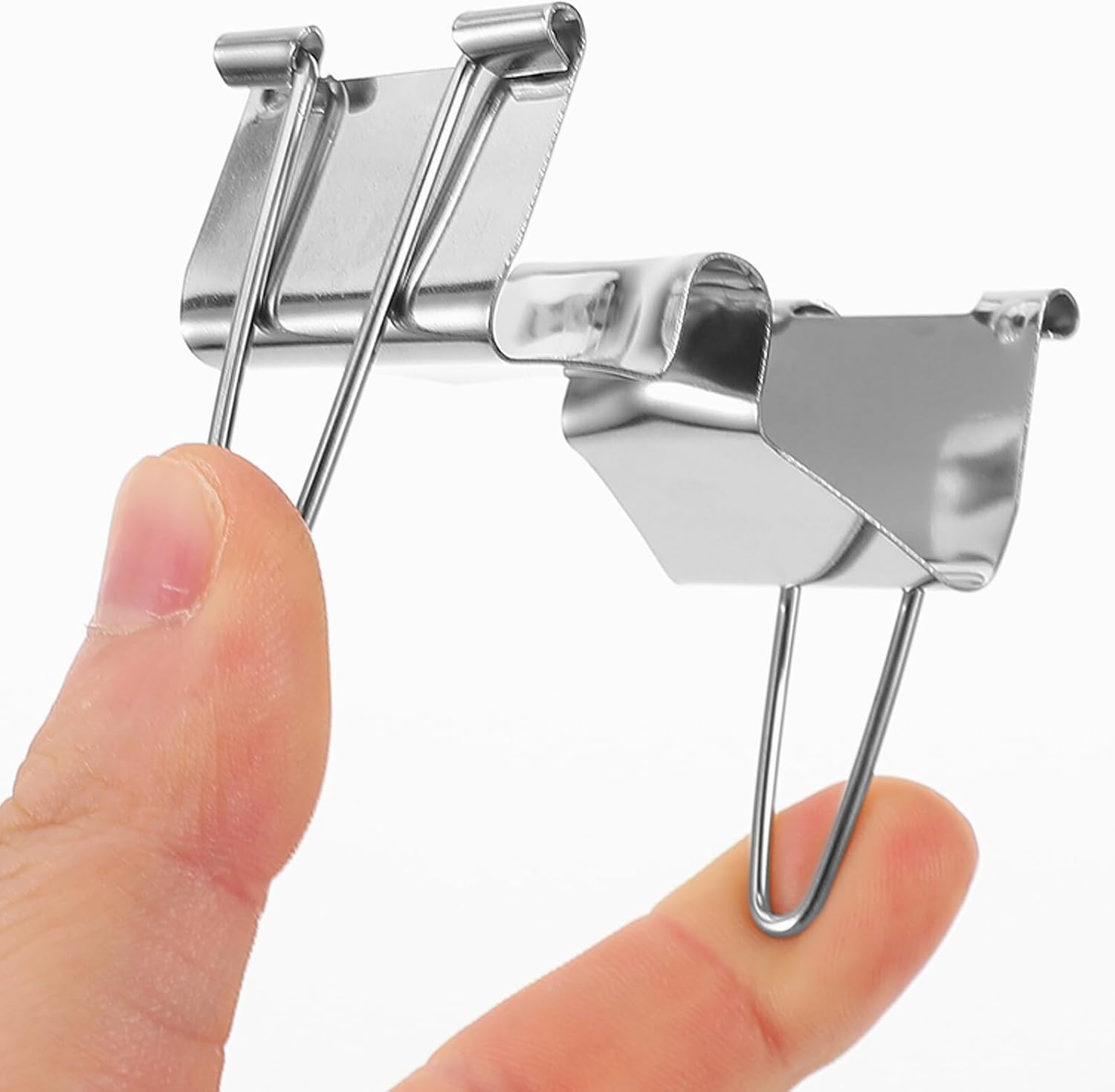 2pcs Stainless Steel Oil Painting Frame Clamps Wet Canvas Holders for Art Canvas Separation and Drying Clips
