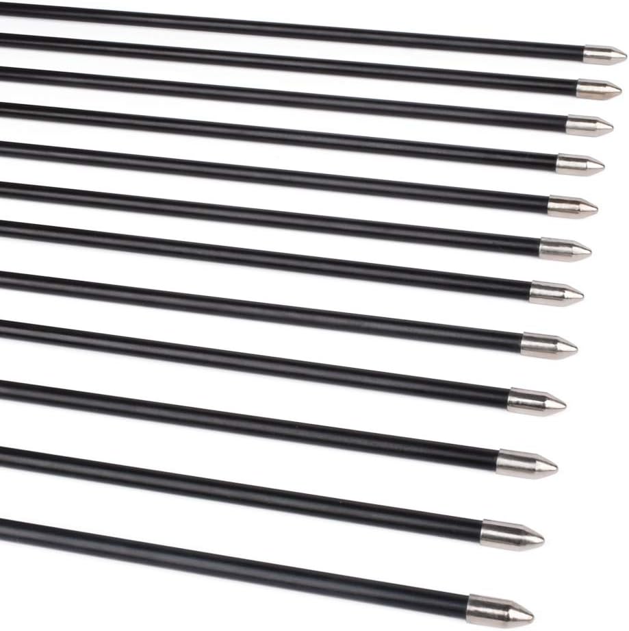Practice Arrows 24 26 28Inch Targeting Arrow Shooting for Recurve Bows Compoundbow Youth Kids Beginner