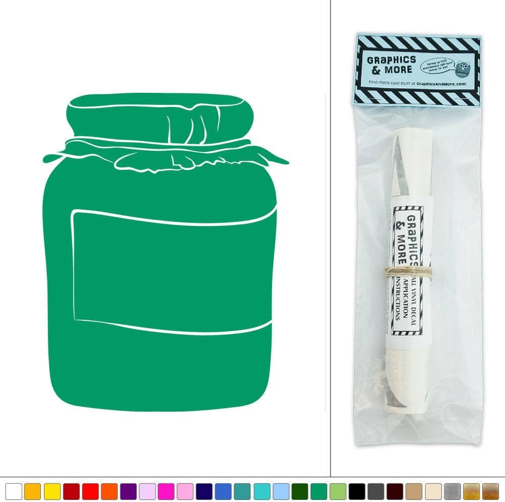 Honey Jar Jam Preserves Jelly Vinyl Sticker Decal Wall Art