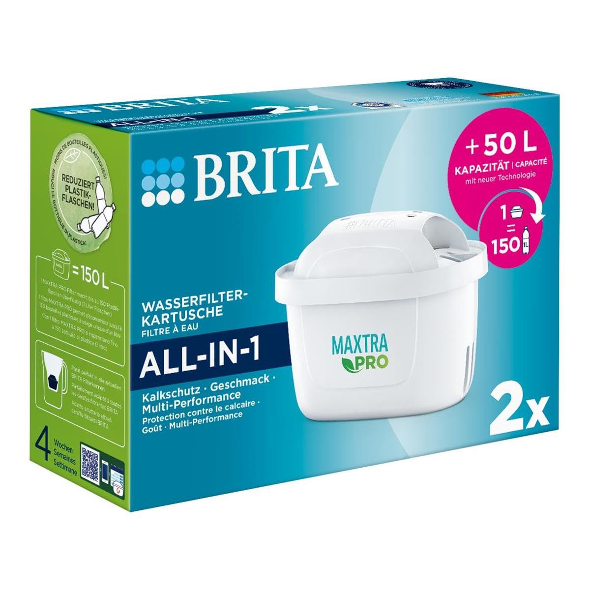 Cartouches filtrantes BRITA eau robinet anti tartre chlore plomb