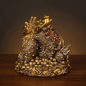 三足金蟾 Amazon.com: Thcbme 三足金蟾招财摆件金蝉三脚蟾蜍现代中式客厅