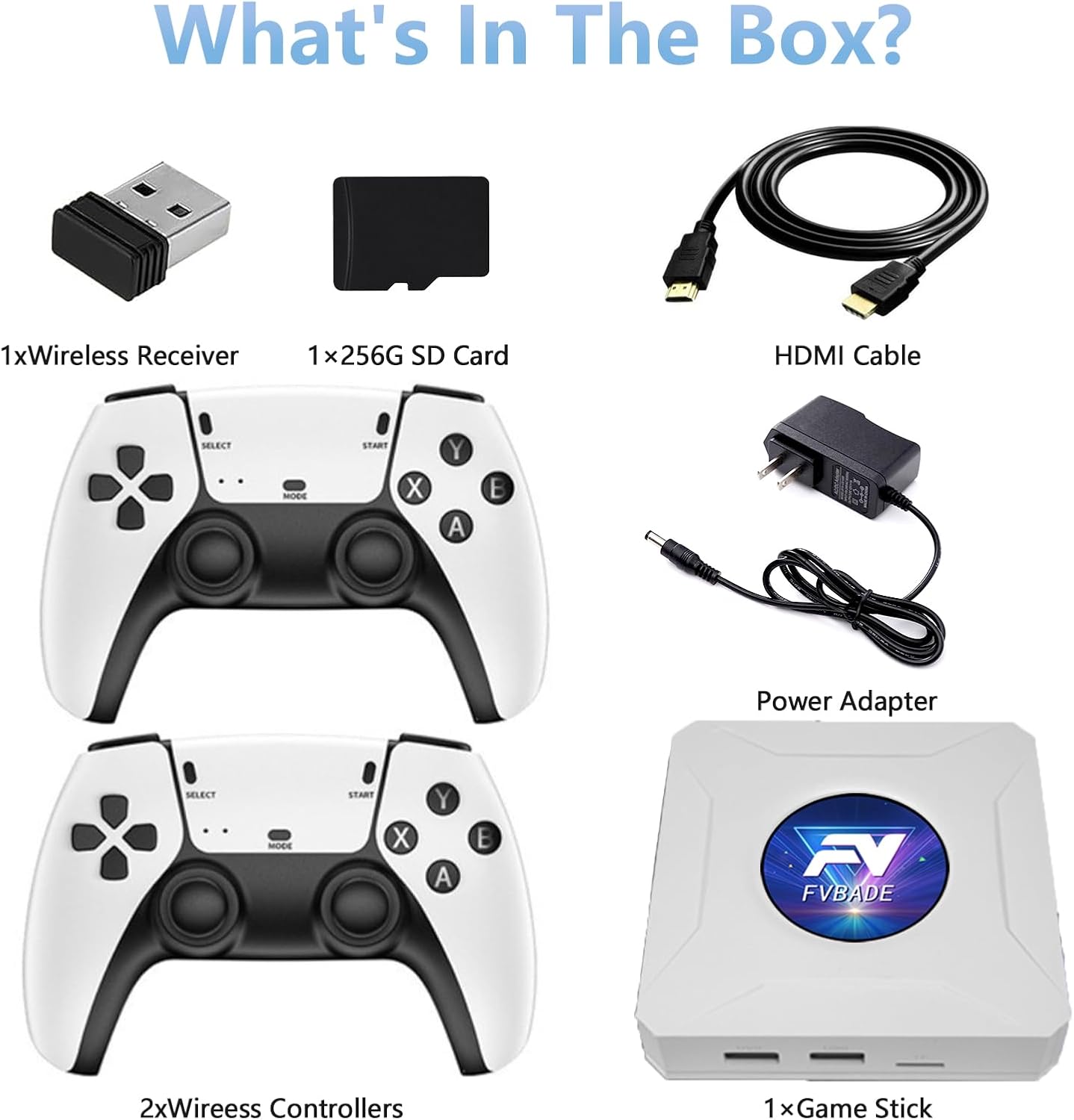 Fvbade [36800 in 1] W88 PRO Pandora Arcade Box Game Console mini Arcade Box Retro Gaming Console Plug and Play, 2.4g Dual Wireless Controllers Favorites List Category of Games - Image 5