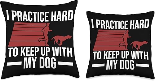 Miniatura 3 de Dog Sport & Dog Agility Parcours Designs Agility Design Owner and Dog Trainer Throw Pillow, 16x16, Multicolor