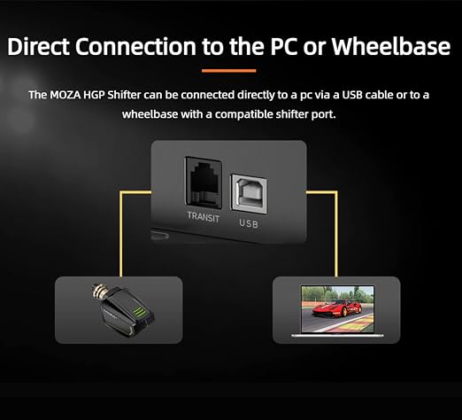 MOZA HGP Shifter 7+R Control Simulador PC USB miniatura 7