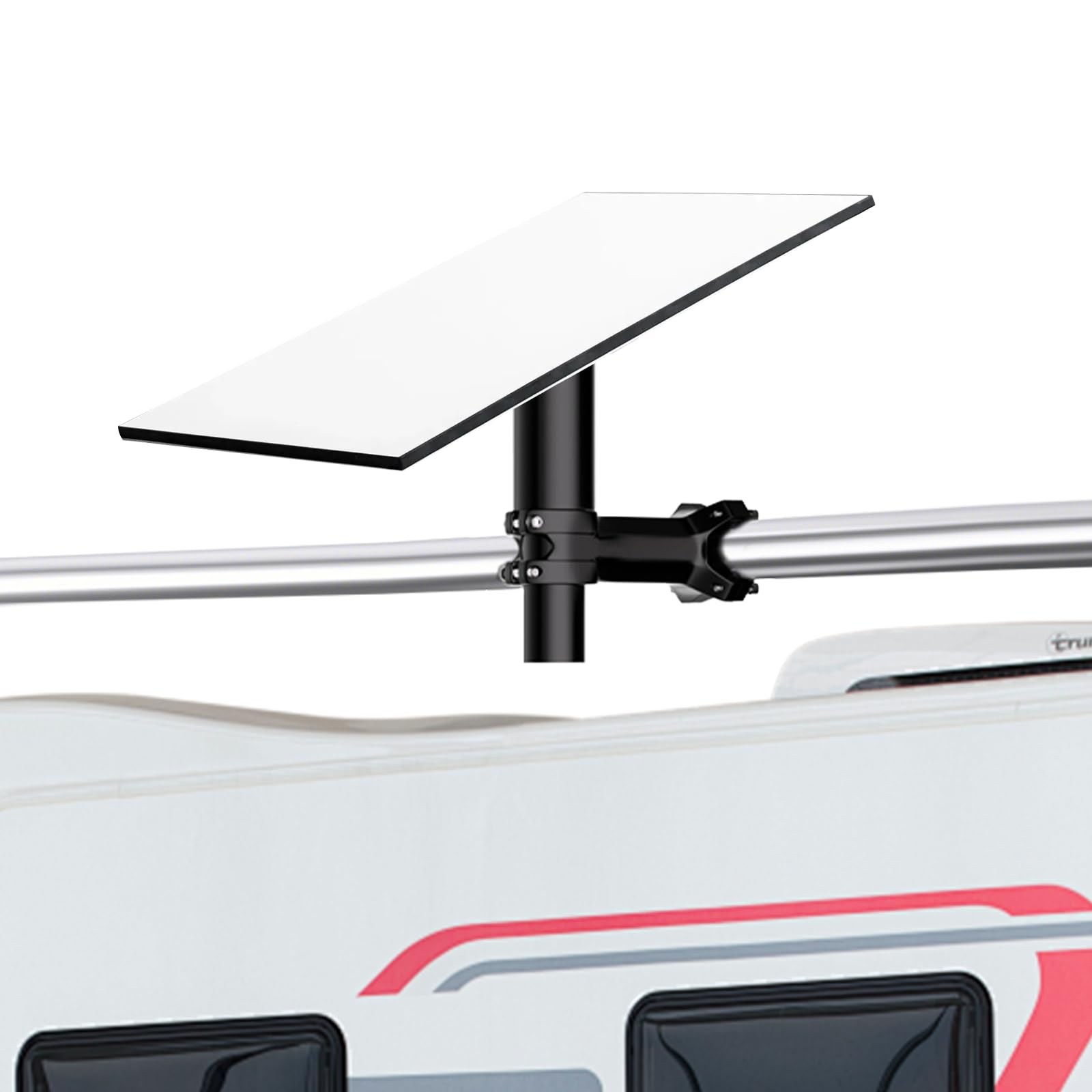 Starlink Gen 3 RV Ladder Mount & Roof Rack Mount, Clamp Mount for Starlink Standard Gen 3 with Installation Range 1.1-1.3” Pole, Suitable RV/Ladder/