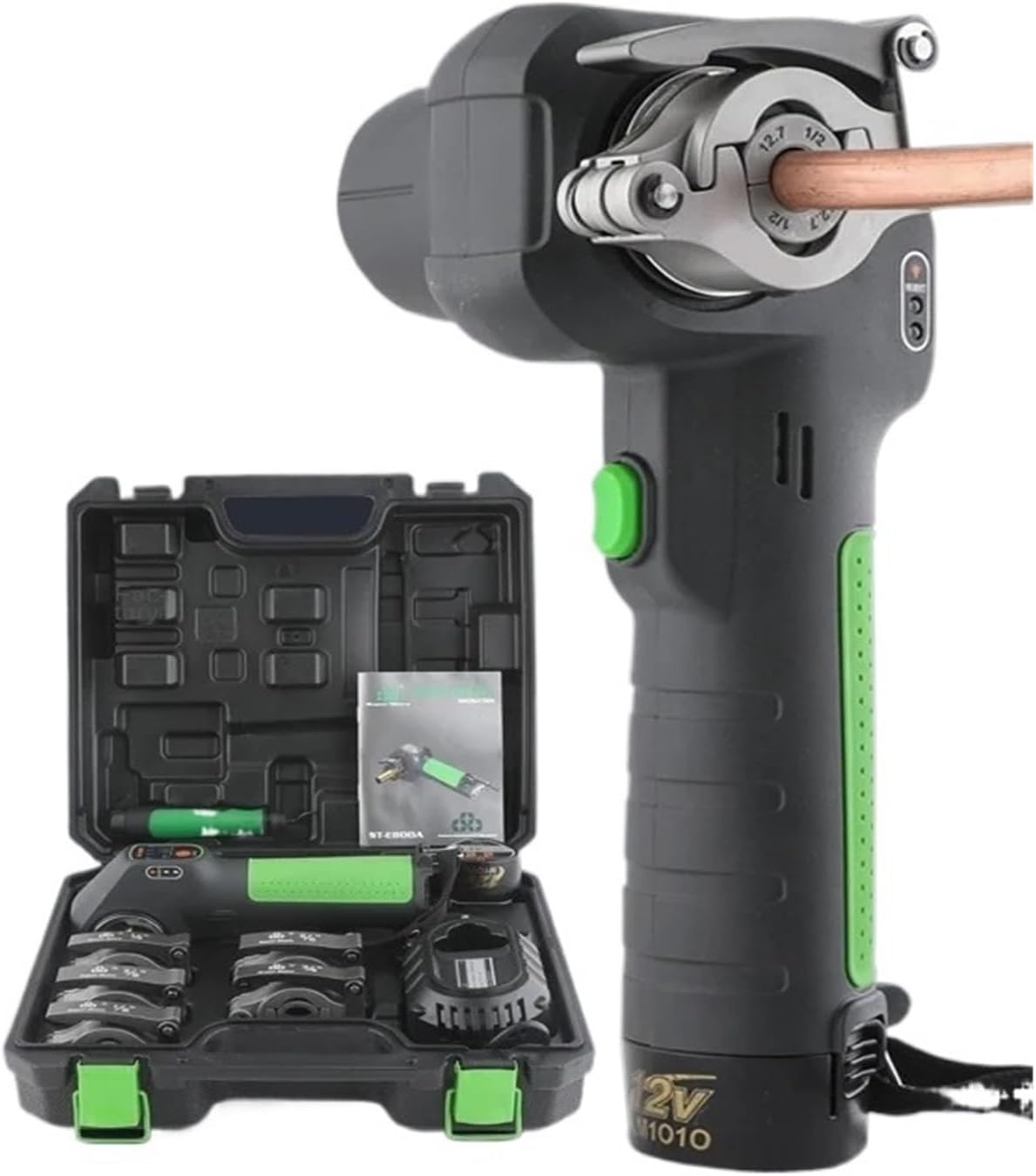 フレアツール, フレアリングツール ST-E800A 冷凍メンテナンス用電動銅管エキスパンダー - エアコン用