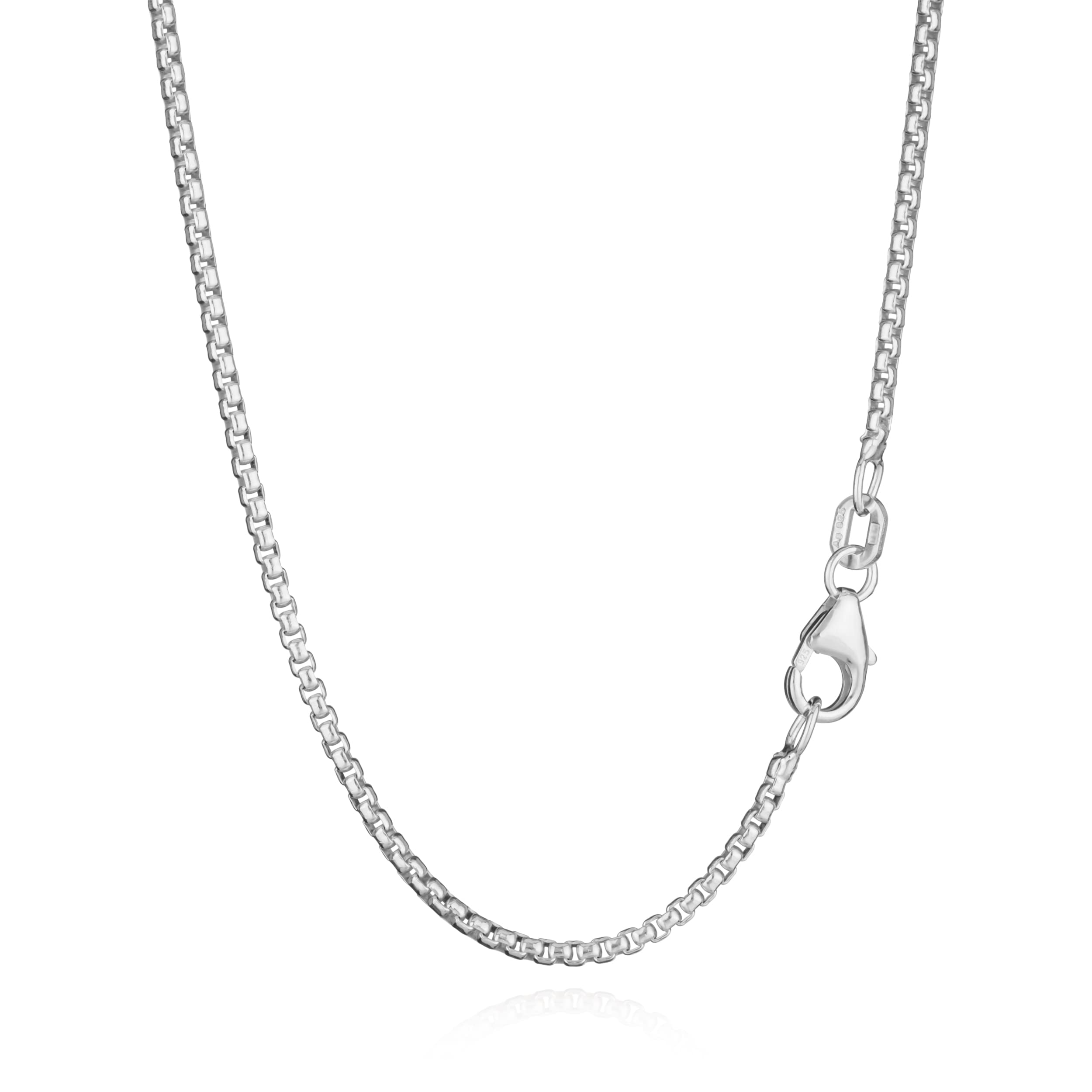 NKlaus Venezianerkette rund aus 925er Sterlingsilber, 1,5mm breit