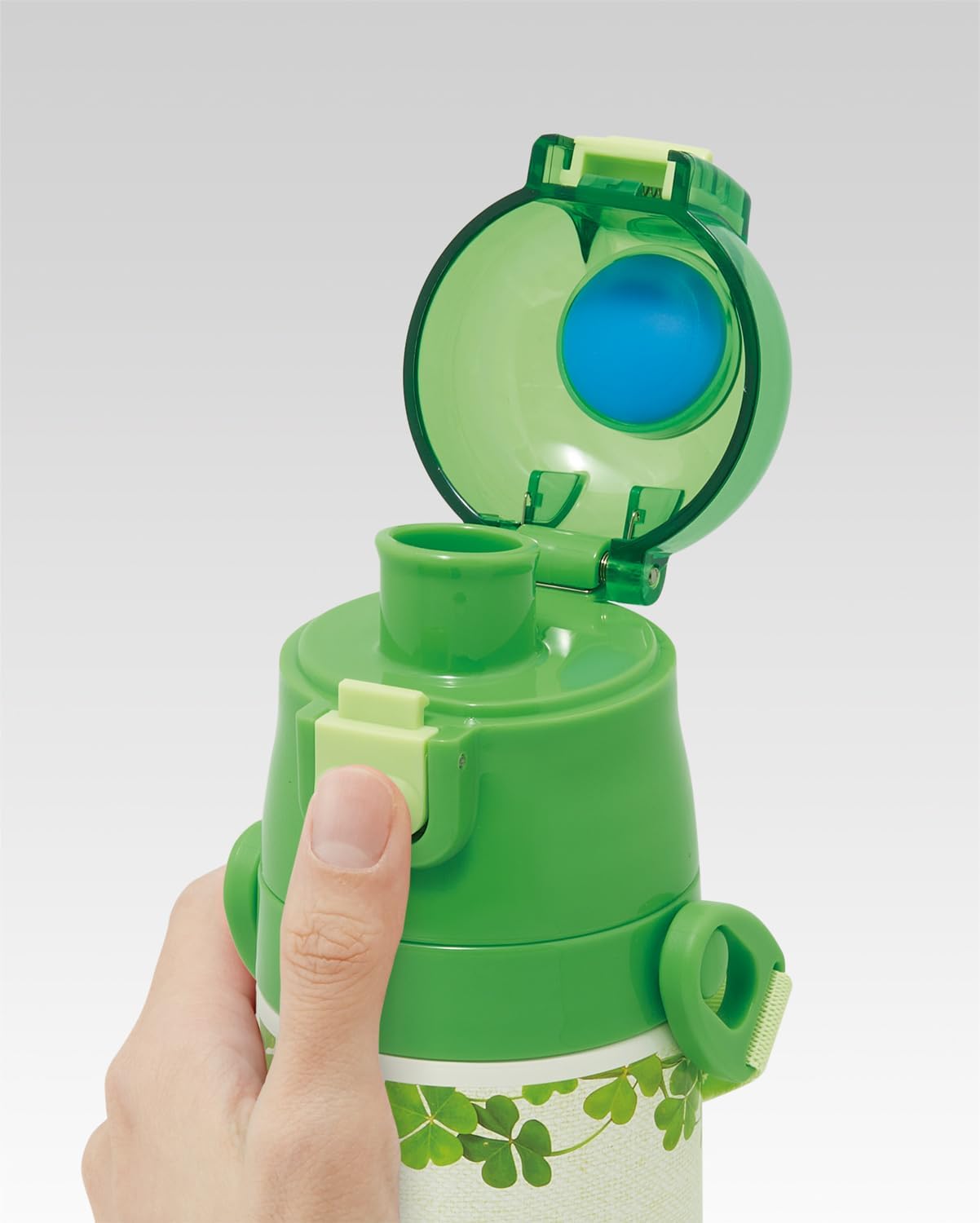 Skater - 2 way stainless steel water bottle for kids, 470ml mug, 430ml Pikmin cup light weight, kid friendly, thermal and cold sports bottle for kids, sports bottle