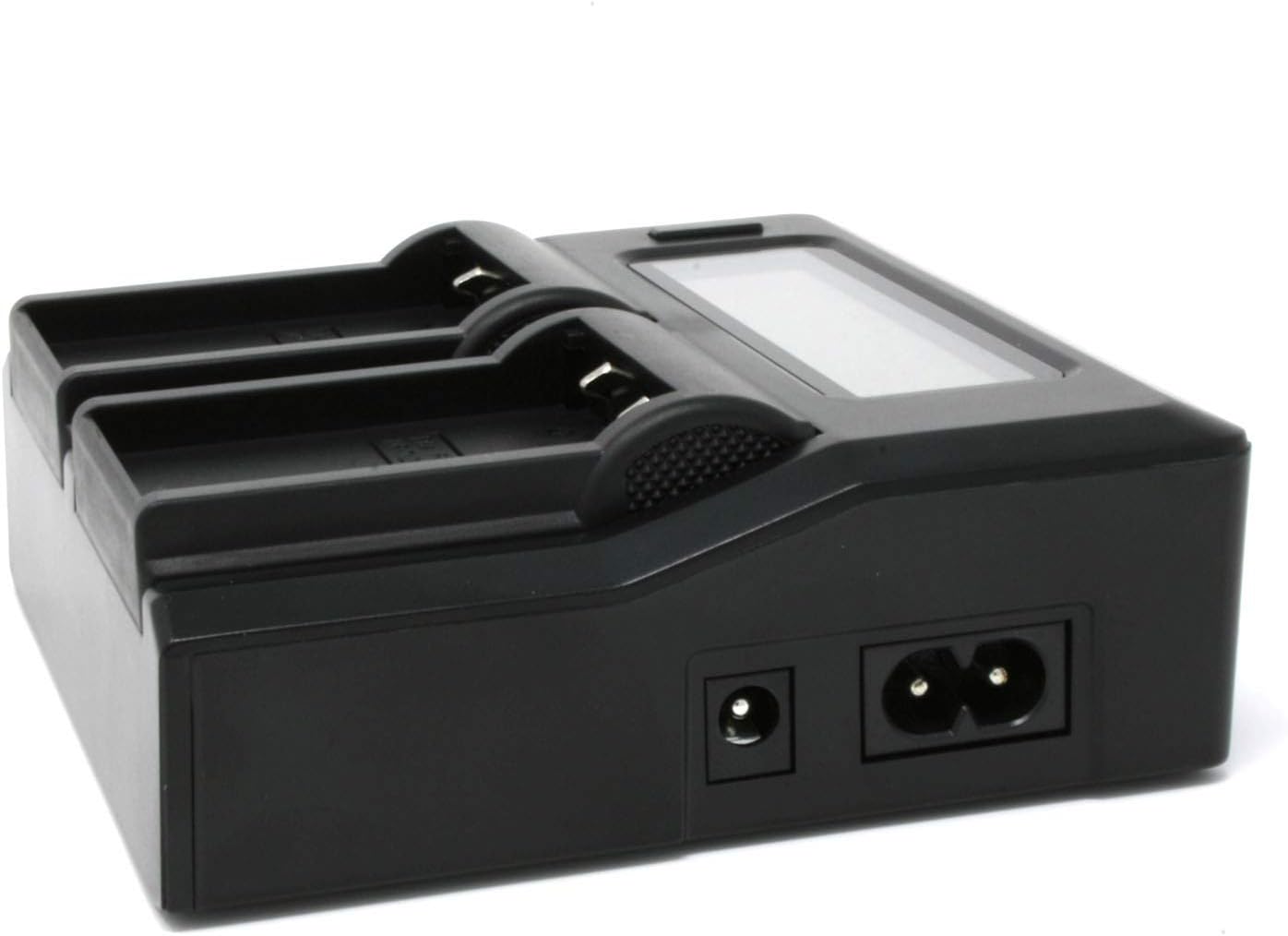 Wasabi Power Dual LCD Battery Charger for Fujifilm NP-T125, Compatible with OEM Battery, Fully Charges in 60-90 Minutes, Includes 12V Car Plug Adapter
