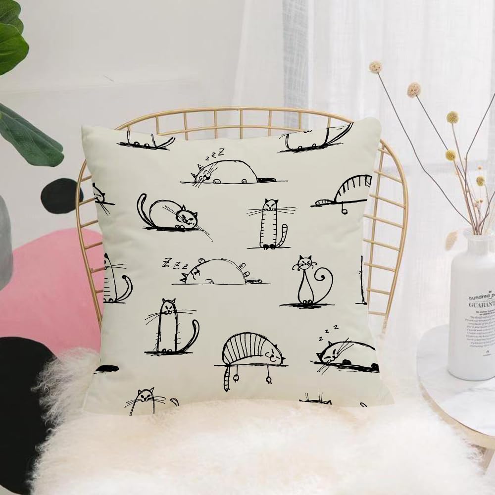 HYOSXW Cushion Cover,Throw Pillow Case Home Decorative for Living Room Bedroom Sofa Chair 16X16 Inch,Animal Big Isolated,Pillowcase 40X40cm