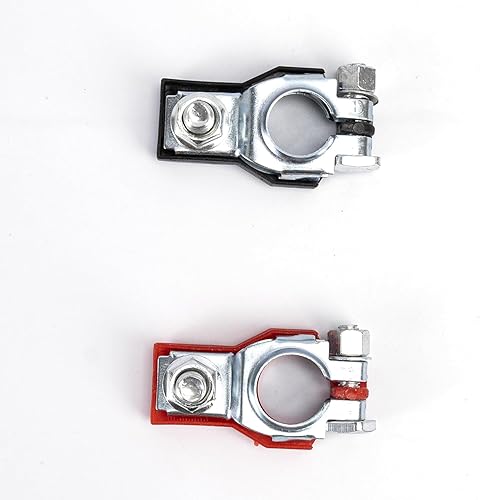 Rldym Conectores de terminales de batería Juego positivo y negativo 90982-05035 y 90982-06022 para Nissan Infiniti Toyota Lexus, Reemplazo #