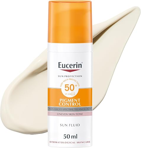 Eucerin Sun Even Pigment Perfector Fluid with Thiamidol, Facial Sunscreen, Prevents Hyperpigmentation and Reduces Dark Spots, SPF50+, 50ml