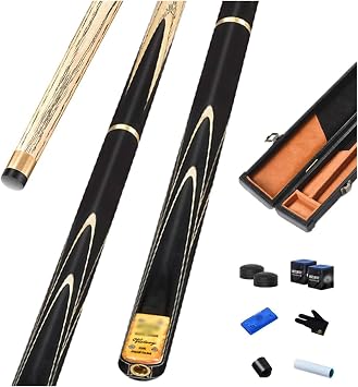 Pool Cue Billiard Cue Snooker Special Entry-Level Chinese Eight-Ball 9.5/10Mm,3/4 Billiard Cue,Stable Force Transmission, Strong and Durable 240907ColorB,Size9.5mm